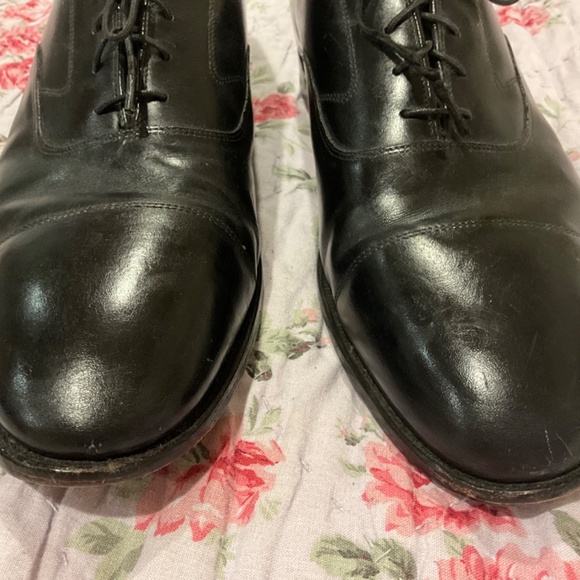 Johnston & Murphy 24 08635 Size 12 B Black Oxford Leather Hyde Park II Cap-Toe main image 5